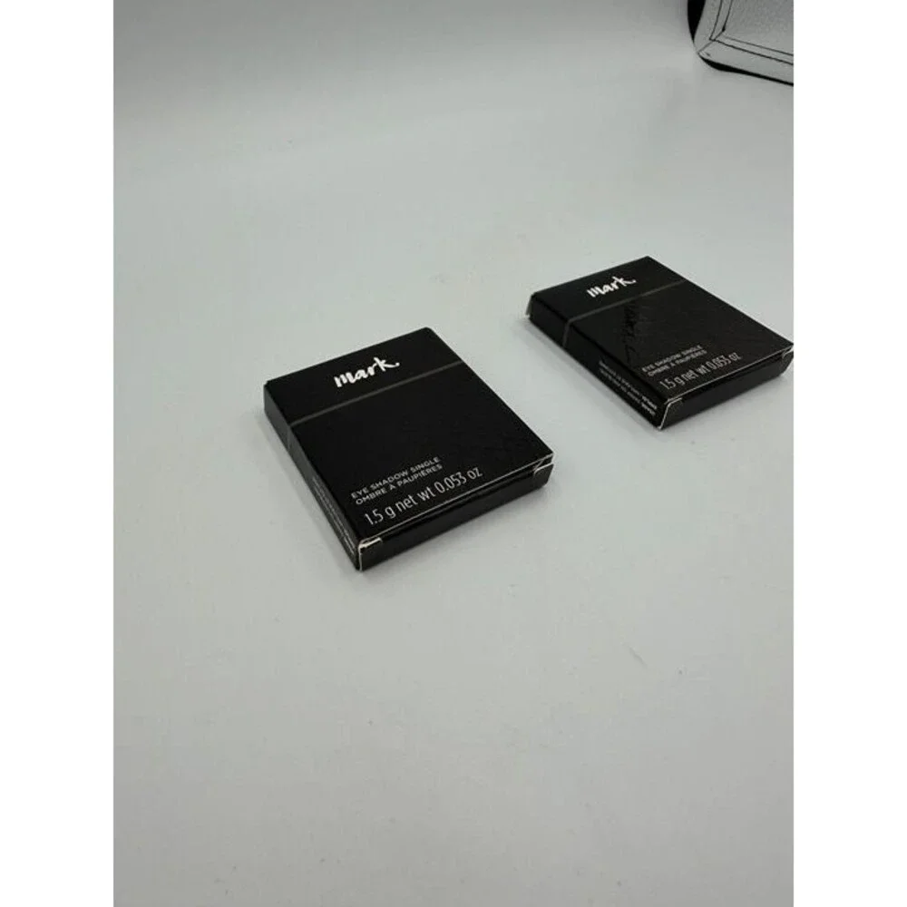2 AVON MARK Eye Shadow Singles - 1 Mystique; 1 Bubbly; Discontinued; New in Box